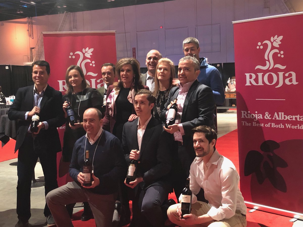 ⁦<a href="/Winefest/">Winefest</a>⁩ #calgary with our @riojawine_ca bodegas breathing quality #authenticity that inspires come #taste with us and #WarmUp your #winter ⁦<a href="/RiojaWine_ES/">Rioja Wine España</a>⁩
