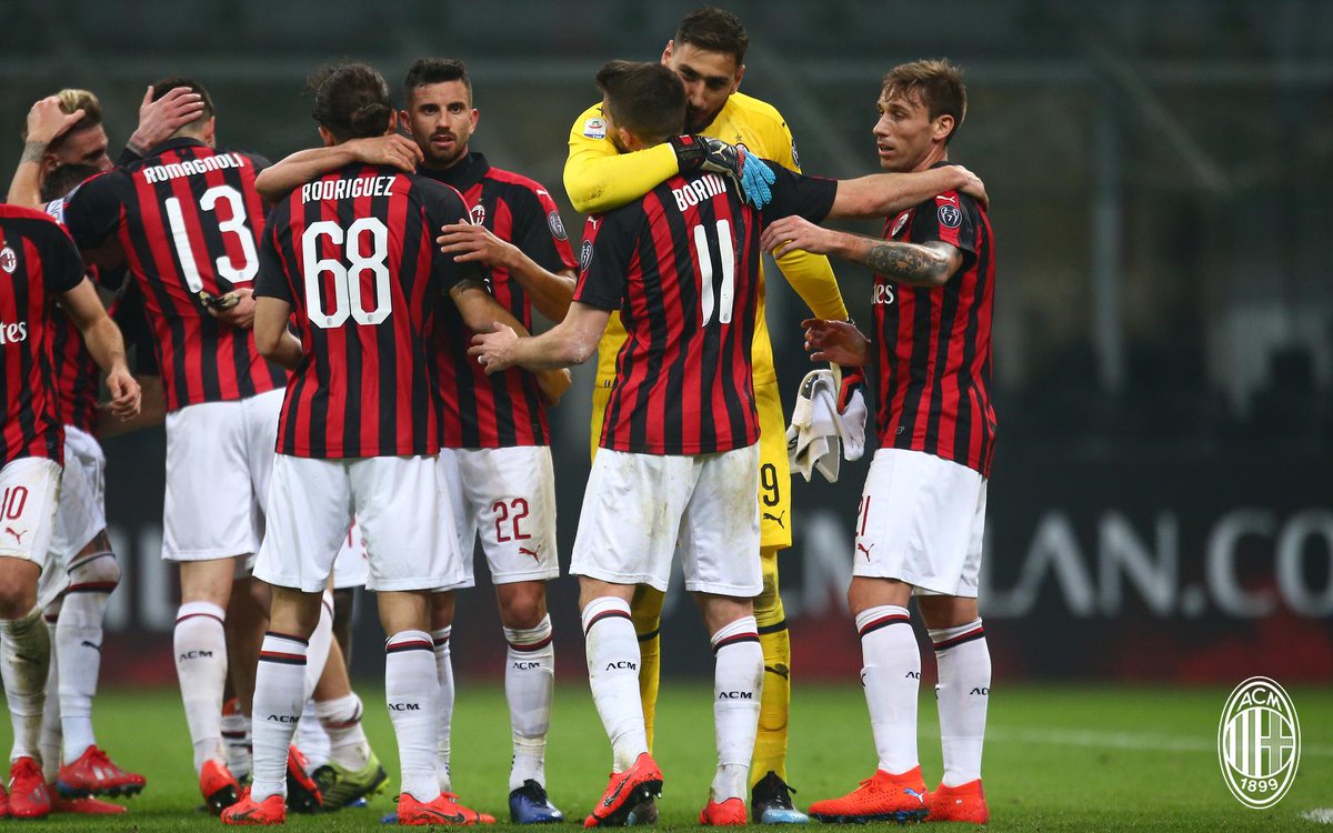 acmilan's tweet image. A true team never gives up till the end 👊🏼
Bravi ragazzi, non avete mollato fino alla fine 🔴⚫️
#MilanEmpoli