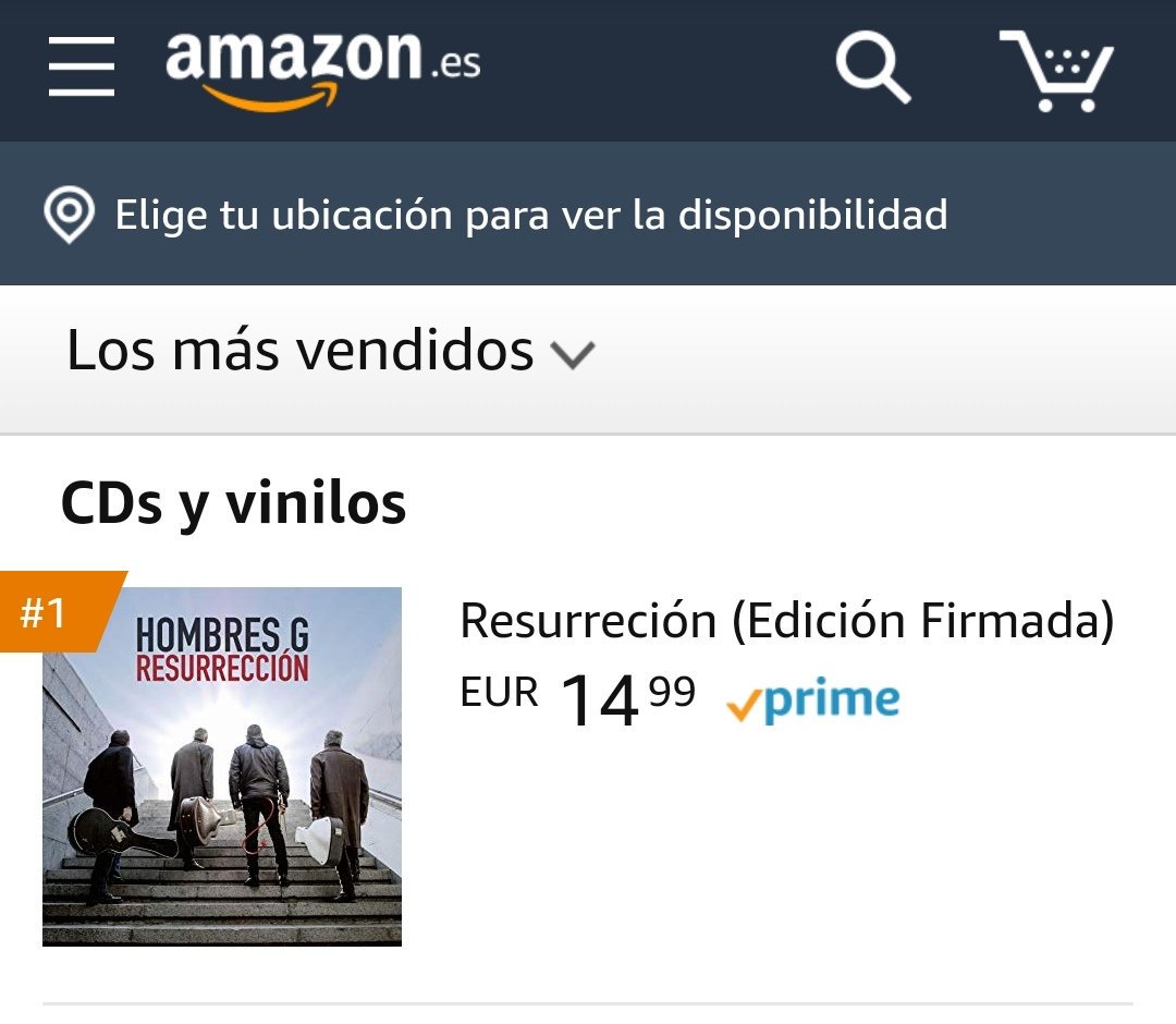hombresgnet's tweet photo. 🤘 ❗Ahí están @HombresG 

#1 en Ventas en  @AmazonESP con su disco #RESURRECCIÓN en menos de 24 horas ❗

Lanzamiento es el 15 de marzo.

#ConLosBrazosEnCruz 

https://t.co/3og9XFTQDB

#BestSellers
@DavidSummersHG
@Dani_Mezquita
@rafahg
@JaviMolinaHG
👏 🤘 https://t.co/FSR6NT4CHo