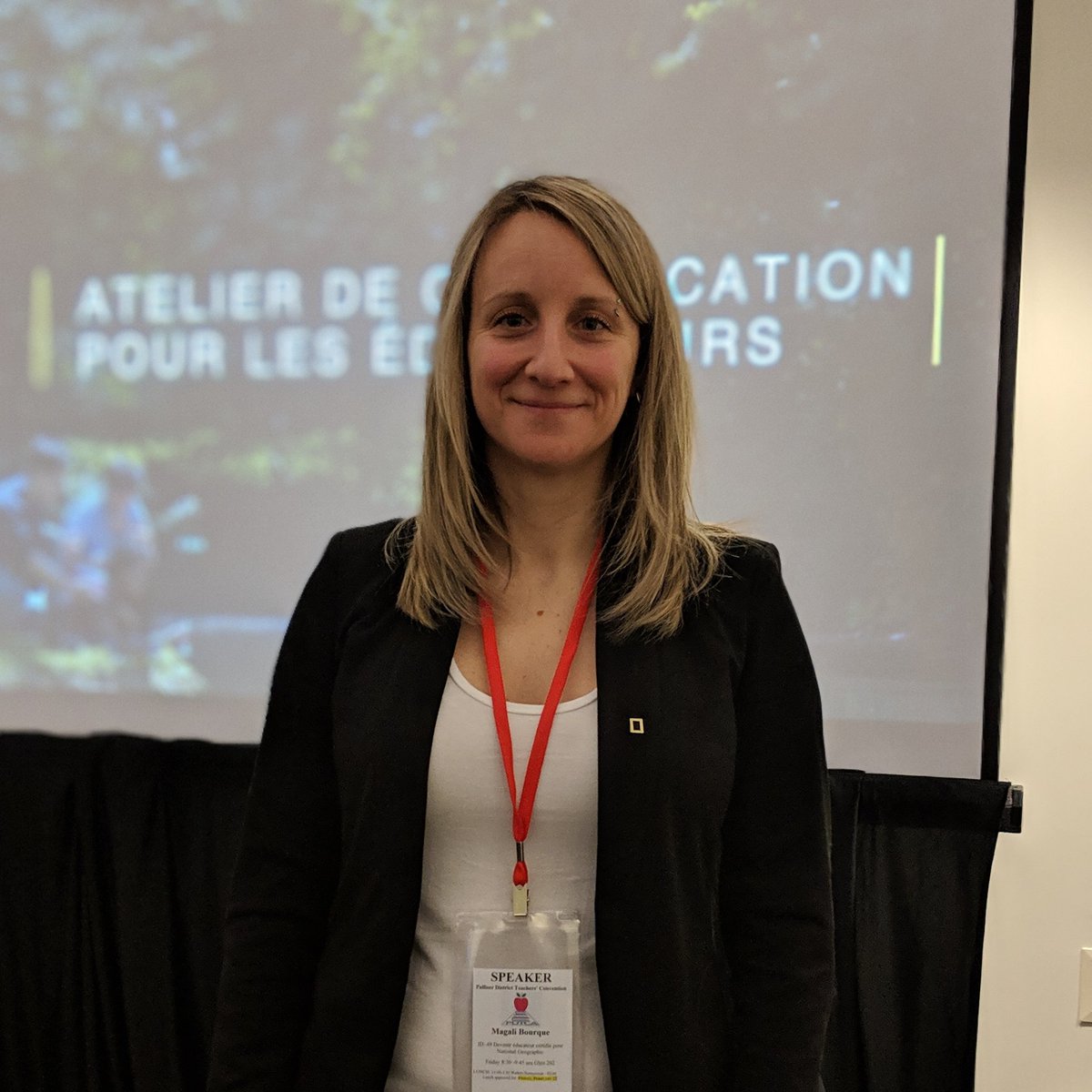 magalibourque's tweet photo. Présentation #natgeo au #pdtca2019 ✔️ vraiment le fun!! https://t.co/9lOvr4SI8e