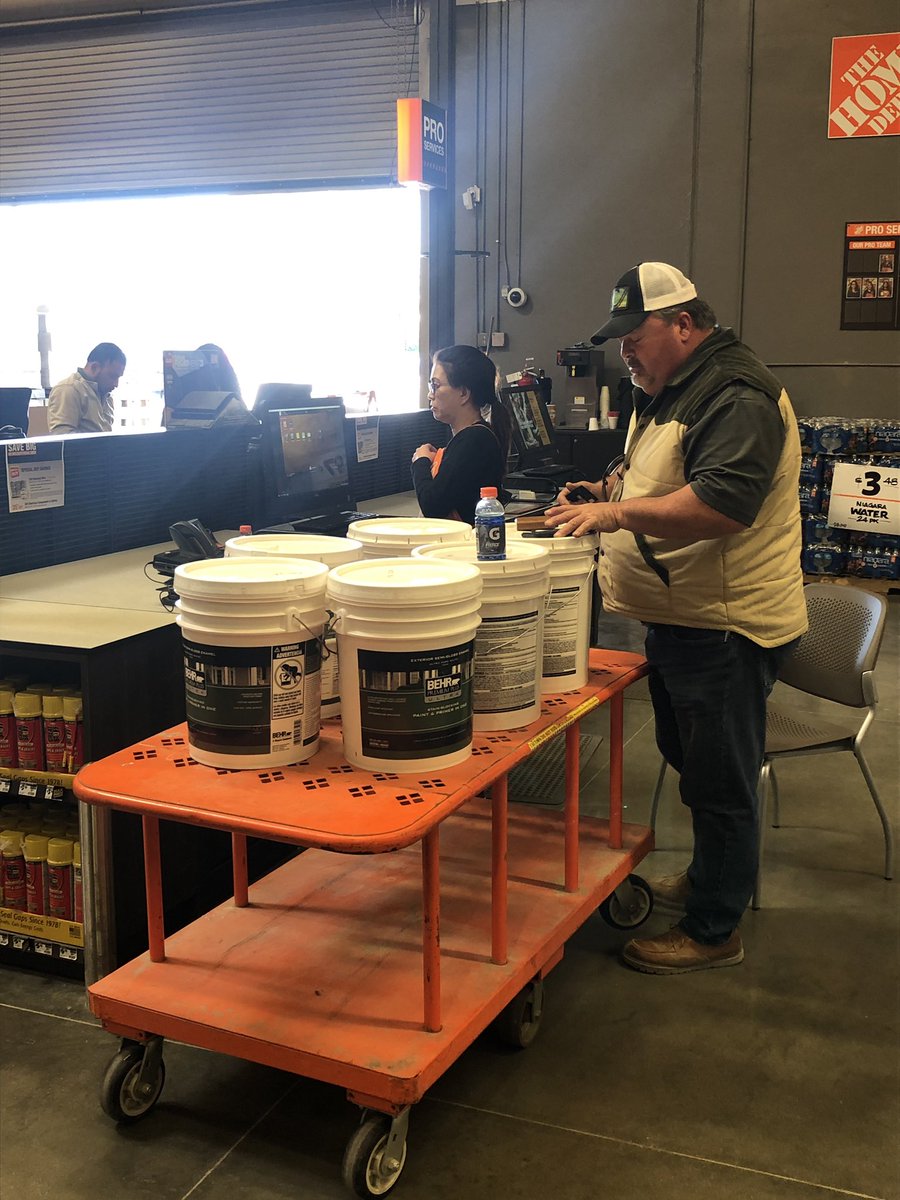 Another nice order from repeat customer at the Pomona Store #6645 @BehrWestCobos <a href="/HomeDepot/">The Home Depot</a> <a href="/Specialty6645/">Specialty 6645</a>