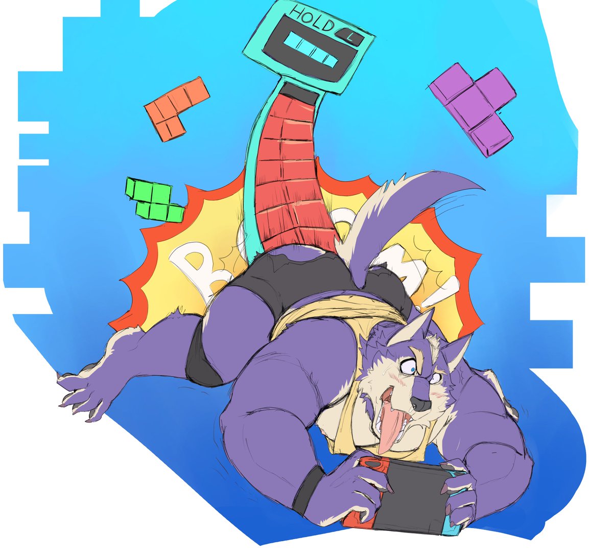 The feeling when play Tetris 99....i love this game https://t.co/ERjOaYP0op...