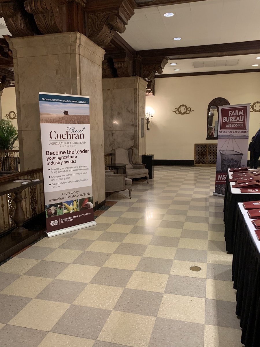 TCALP_MS's tweet photo. TCALP is excited to be here at the @MSFarmBureau YF&R leadership conference. Come visit when you stop by the registration booth! I’d love to talk with you about the opportunities our program provides! @MSUExtService #AgLead https://t.co/wWWuufRzHM