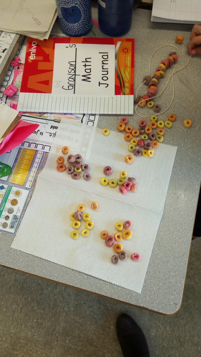 rgarcha88's tweet photo. Made 100 day necklaces but the kids did everything on their own! #challenge #measurement #grouping #realifecontext #resistingthetemptation #100 #fruitloops @renomyclass https://t.co/Ha3ayp1mbw