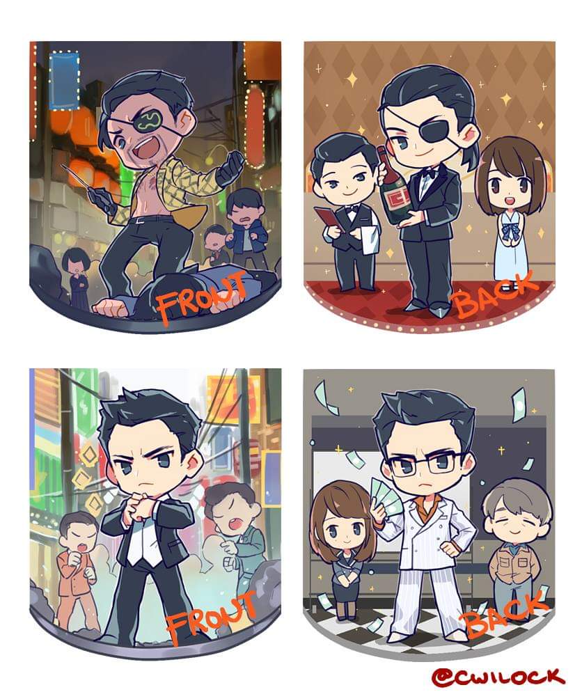 cwilocky's tweet photo. Recently got into the Yakuza series!!

I'm so excited to get these made :") https://t.co/TC8JSdfpK0