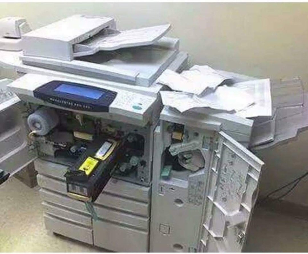 Fixing a copier should be on the teacher license exam. #teacherlife