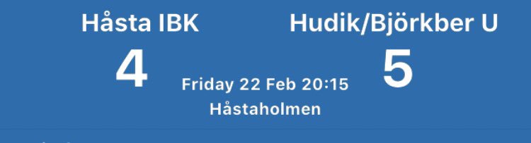 Hudik/Björkberg IBK tweet media