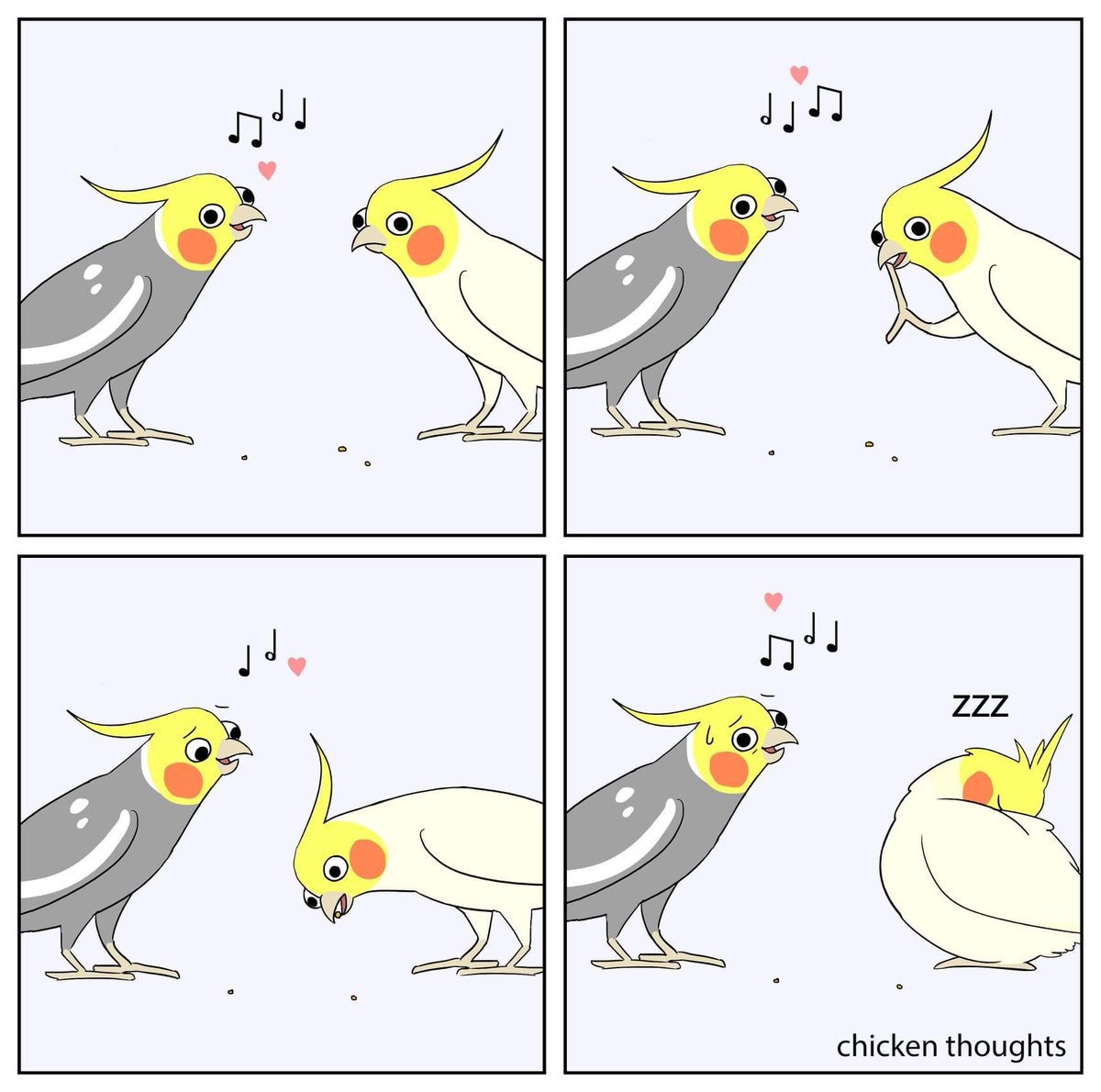 When she's just not into you #birb 