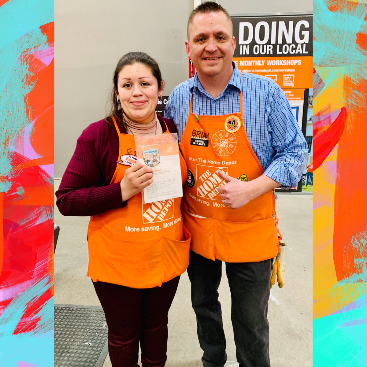 adejesuss93's tweet photo. Our Store Manager @brianrose4403 Out On The Floor Giving Recognitions 🏅To Our Associates Way To Go Emma Creating Shareholder Value #CashierRockingIt #FrontEnd #BossRecognizing #4403thebeast @captainpam4403 @ScovilleTiffany @Alvarez2Joe https://t.co/2UPkY7ngjc