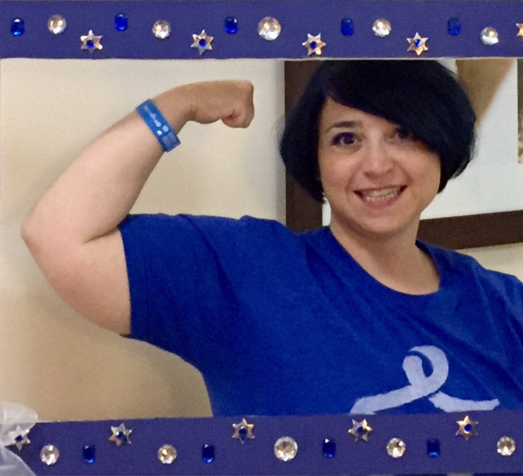 Mandi_Griffin's tweet photo. 1 week from today is national #dressinblueday So get your BLUE ready!!! Mark your calendars and set your reminders because I want to see your BLUE 💙 and your #strongarmselfie 💪🏻💙 #dontletmedown #commit #survivor #never2young #tomorrowcantwait #flashbackfriday #commit2019 https://t.co/aFEpp2ttbJ