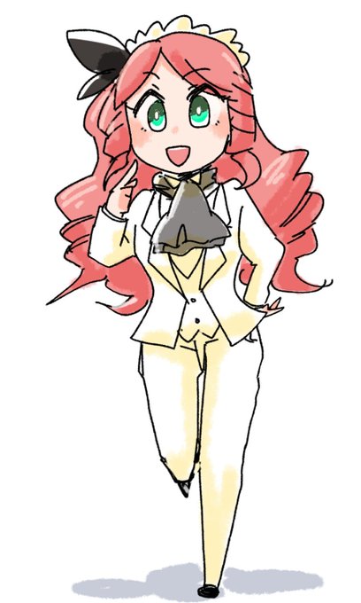 マルバスの雑な白スーツ男装落書き
ブエルちゃんと青いキャンディー 