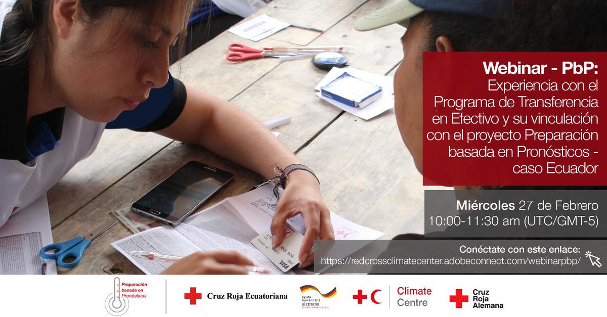 FbFPeru's tweet photo. Este miércoles 27 de febrero participa en nuestro video-conferencia “Experiencia con el Programa de Transferencia en Efectivo y su vinculación con el proyecto Preparación Basada en Pronósticos” ingresando al siguiente link ► https://t.co/E31tCfHAQ2 https://t.co/B3CFdmQRlf