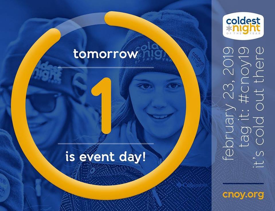 Tomorrow evening we're going to group hug our community by walking &amp; fundraising together, and it's not too late to join us. Registration starts at 4:00pm at St George's United Church and the walk gets started at 5:15! cnoy.org/location/comox… #cnoy19 #comoxvalley #cvts