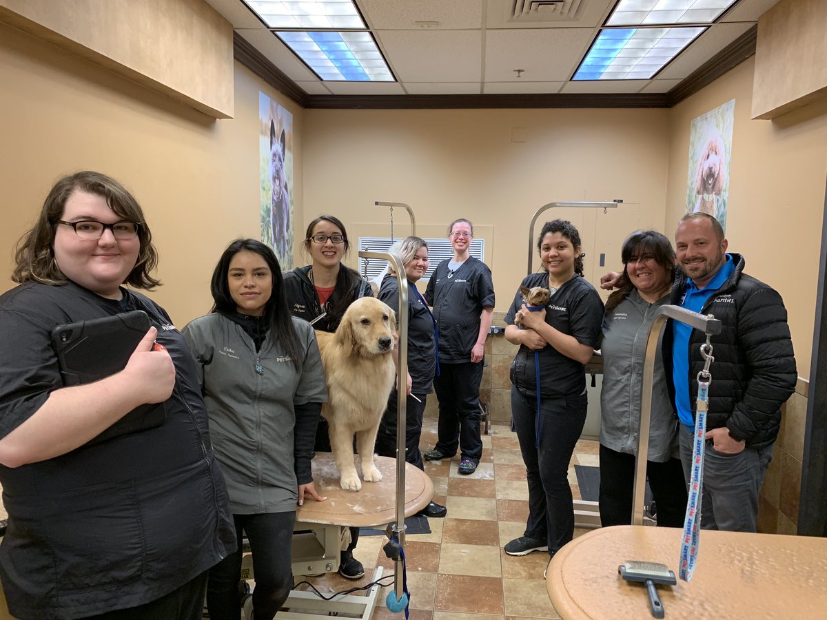 Once you adopt, be sure sure to treat your new buddy to spa day, our stylists are ready!! #NationalAdoptionWeekend starts today <a href="/PetSmart/">PetSmart</a> #pampered @PetSmart_DaveK <a href="/DebbieBeiss/">Debbie Beisswanger</a> #LifeAtPetsmart #trustedpartner