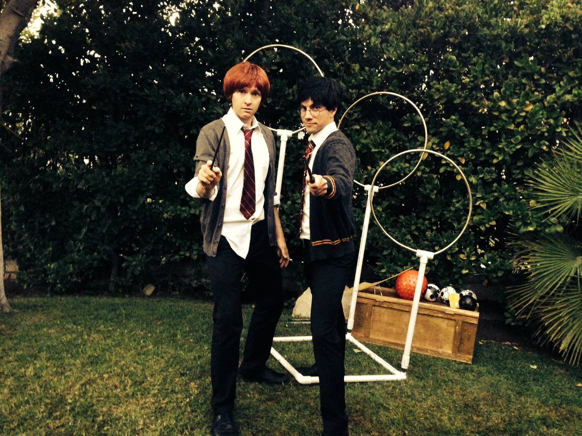 actioneventsla's tweet photo. #HarryPotter &amp; #RonWeasley are ready for a game of #muggle #quidditch. Who's up to the challenge?
Want to have a #wizardparty with your favorite #HP characters?

Call us TODAY &amp; we'll bring #Hogwarts to you.

#ACTIONEVENTSLA
https://t.co/vVBDGAICgc  
818-669-3302

#losangeles https://t.co/bcrOioOdRS