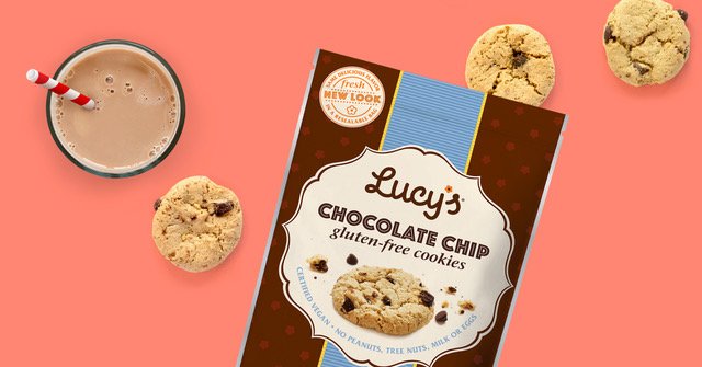lucys_tweets's tweet photo. Lucy's Chocolate Chip Cookies are the perfect mid-afternoon snack. What's your favorite drink to go with? We're partial to chocolate milk.😍 #lucysglutenfree #lucyscookies https://t.co/F5qnAWQaO2