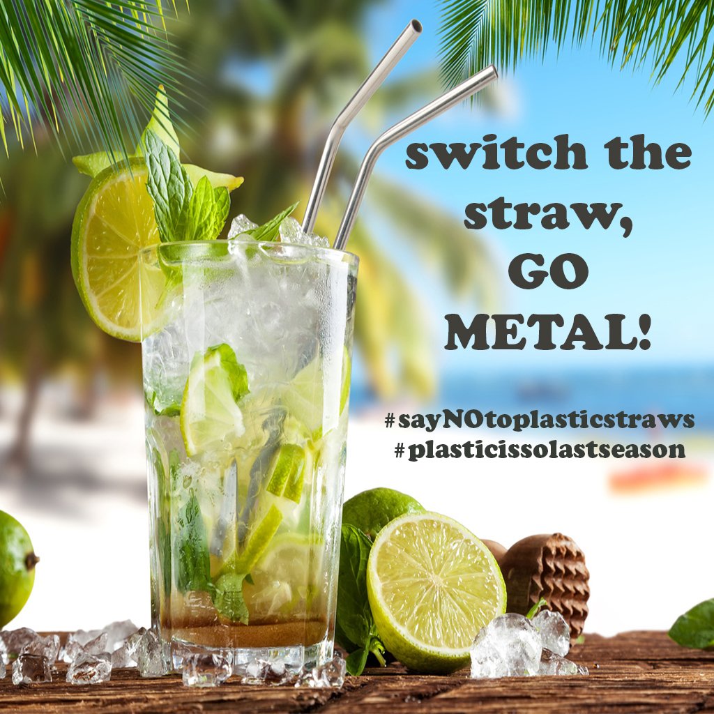 Metal Straw = Zero Waste
#FromPlasticToMetal
#GoGreen
#StainlessSteelStraw
#ZeroWaste
#PlasticIsSoLastSeason