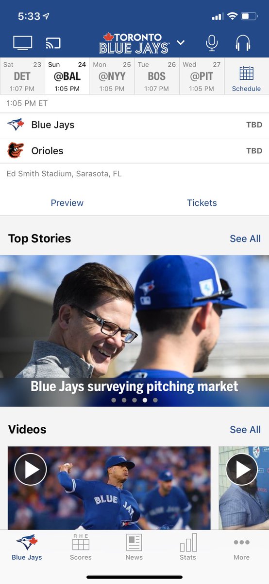 jessicamsharkey's tweet image. This makes me sooooo excited!!! 😍 @MLB #mlbapp @BlueJays #baseballisback ❤️⚾️
