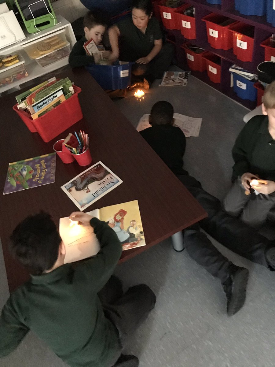 carpriice's tweet photo. Nothing like a little flashlight Friday reading to finish off a busy week! @HillStrath @LMitchellteach https://t.co/6MjYphjbmD