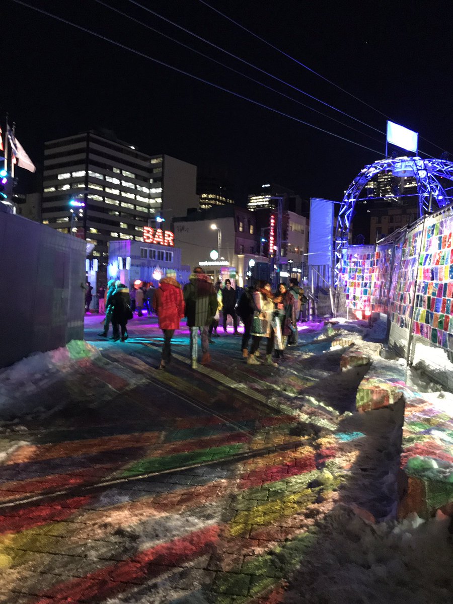 AtourDuMonde's tweet photo. A bit of #IlluminArt #Montreal #MTLenLumiere #mtlmoments #CityOfLights #LightsAtNight #LightOnYourLife https://t.co/fvEw9RVoJY