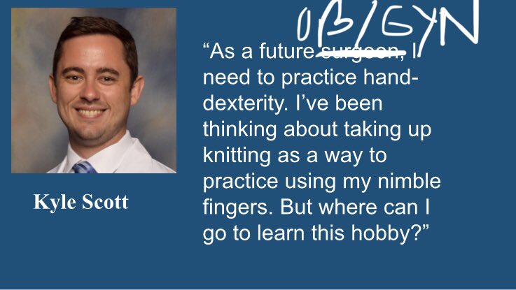 thekylescott's tweet photo. Fake testimonials from classmates are an essential part of every business proposal in business school. This one was especially humiliating today ๐๐๐ #MDMBA #futureknitter https://t.co/PI1JXaR5Cj