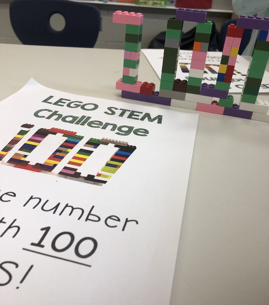 Thoroughly enjoying our STEM inspired 100th Day stations! We’re 100 days wiser, kinder and more persistent! <a href="/Team_MCES/">Mays Chapel ES</a> #teamwork