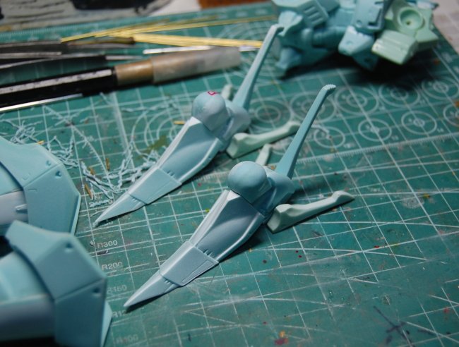 ボークス 1/100 レッドミラージュ L/M 生嶋毅彦氏原型 製作中
