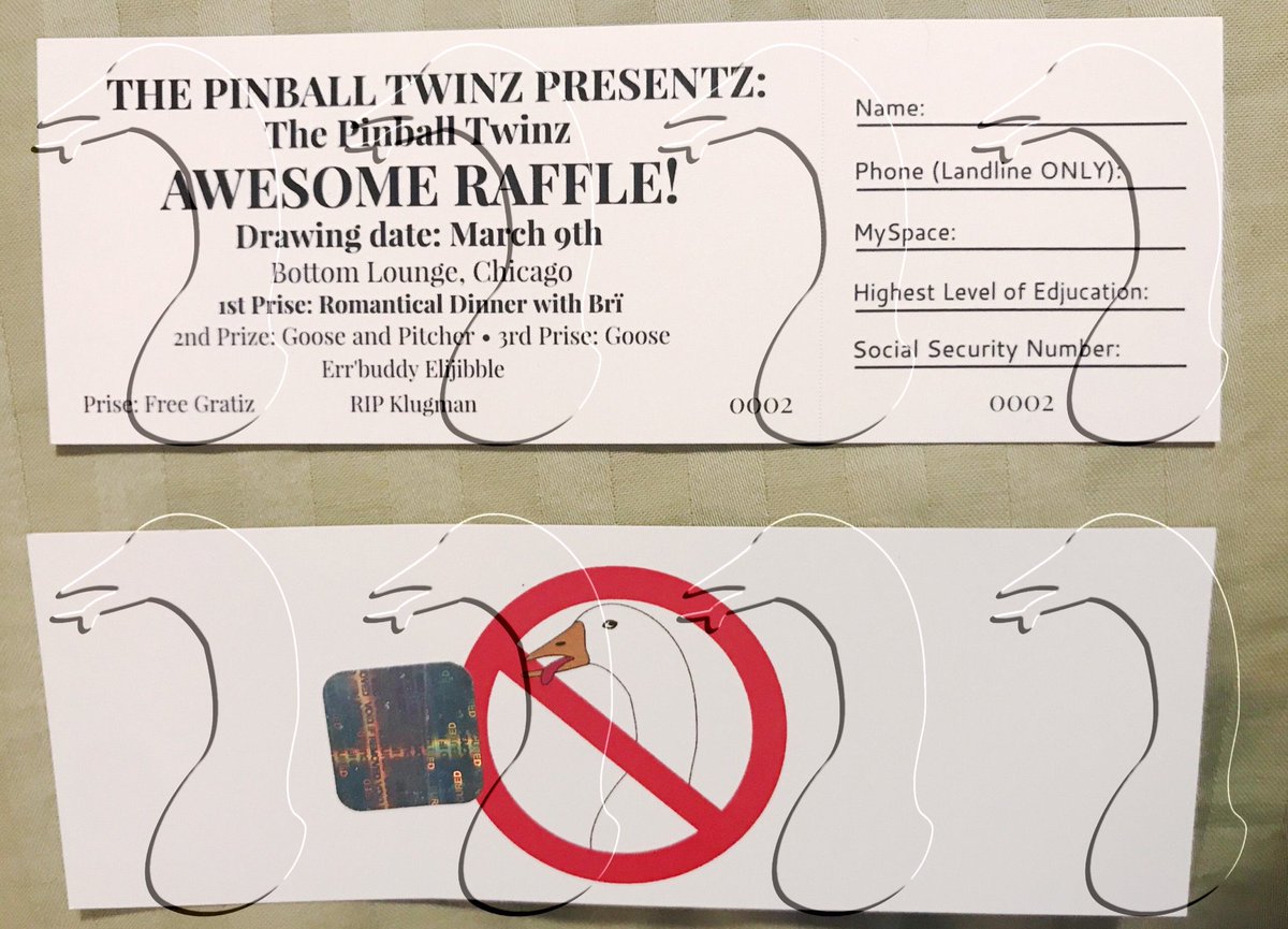 If u think we jokin we ain’t, foolz! Do @Dead_Flip have his own raffle!? Goose ass bich