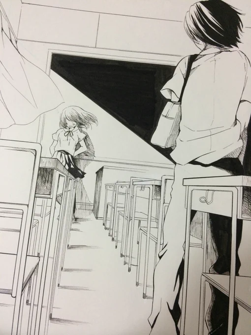 四年前くらいに練習用に描いたやつみつけた 