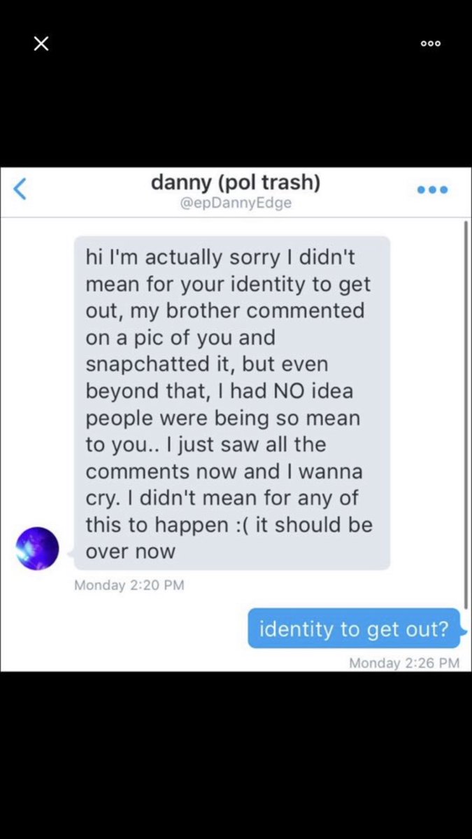 DannyjedgeE's tweet photo. Danny Edge admitting to Jamie that he had a crush on her mom and that he lied about her sexually assulting him.
#EXPOSEDANNYEDGE
#STOPDANNYEDGE
#DANNYEDGE https://t.co/fGEDkAEz7d
