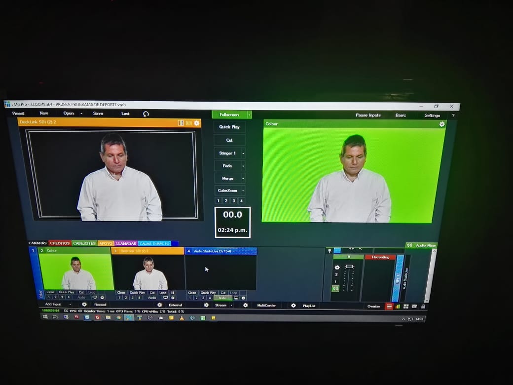 ricardosoler12's tweet photo. En este CromaKey estará muy pronto Luz Eusse, no yo. Lo de hoy fue sólo una prueba técnica. Se viene algo muy bueno con ella para TC 2.000 Colombia. #SoyTC2000co #Lupialaire https://t.co/9Ky46fkRn6