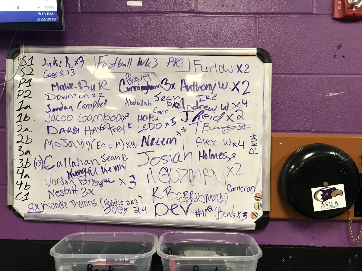 CoachBenavidez's tweet photo. 77 PRs this week... @AvilaSandC 
#197days https://t.co/gfTUT7J7E8