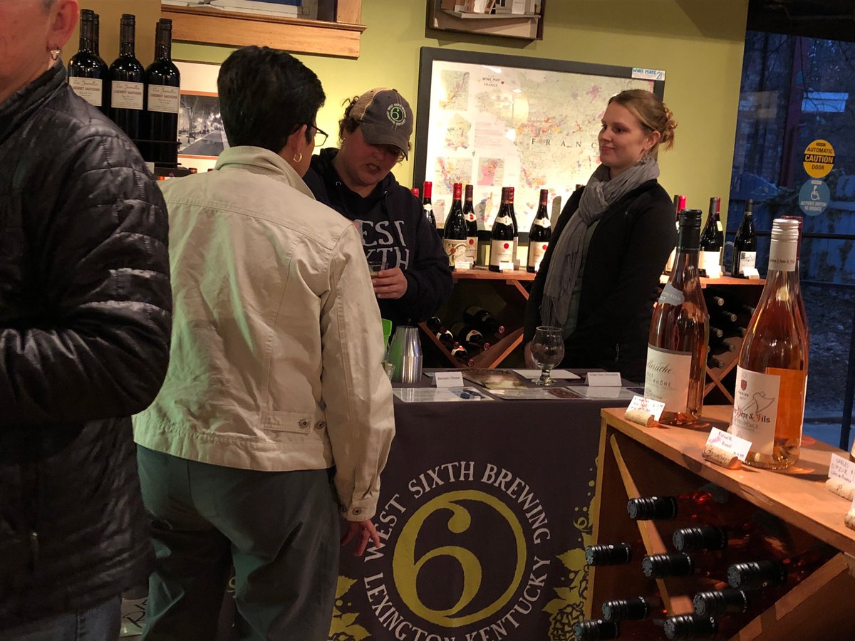 The_WineRack's tweet photo. @WestSixth Beer Sampling tonight @The_WineRack 6-8 pm @FrankfortAve https://t.co/68zjefISH1