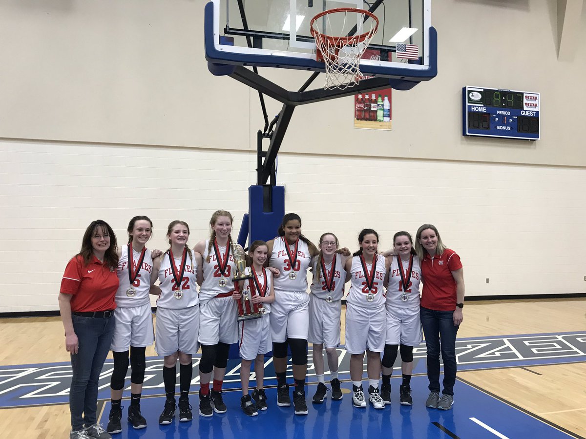 MCSFlames's tweet photo. @MCSFlames JH Lady ๐ฅwon the #OCSAA State CHAMPIONSHIP!! 28-20 over Calvary Christian!!! So proud of our girls!! https://t.co/Zair1gDvRr