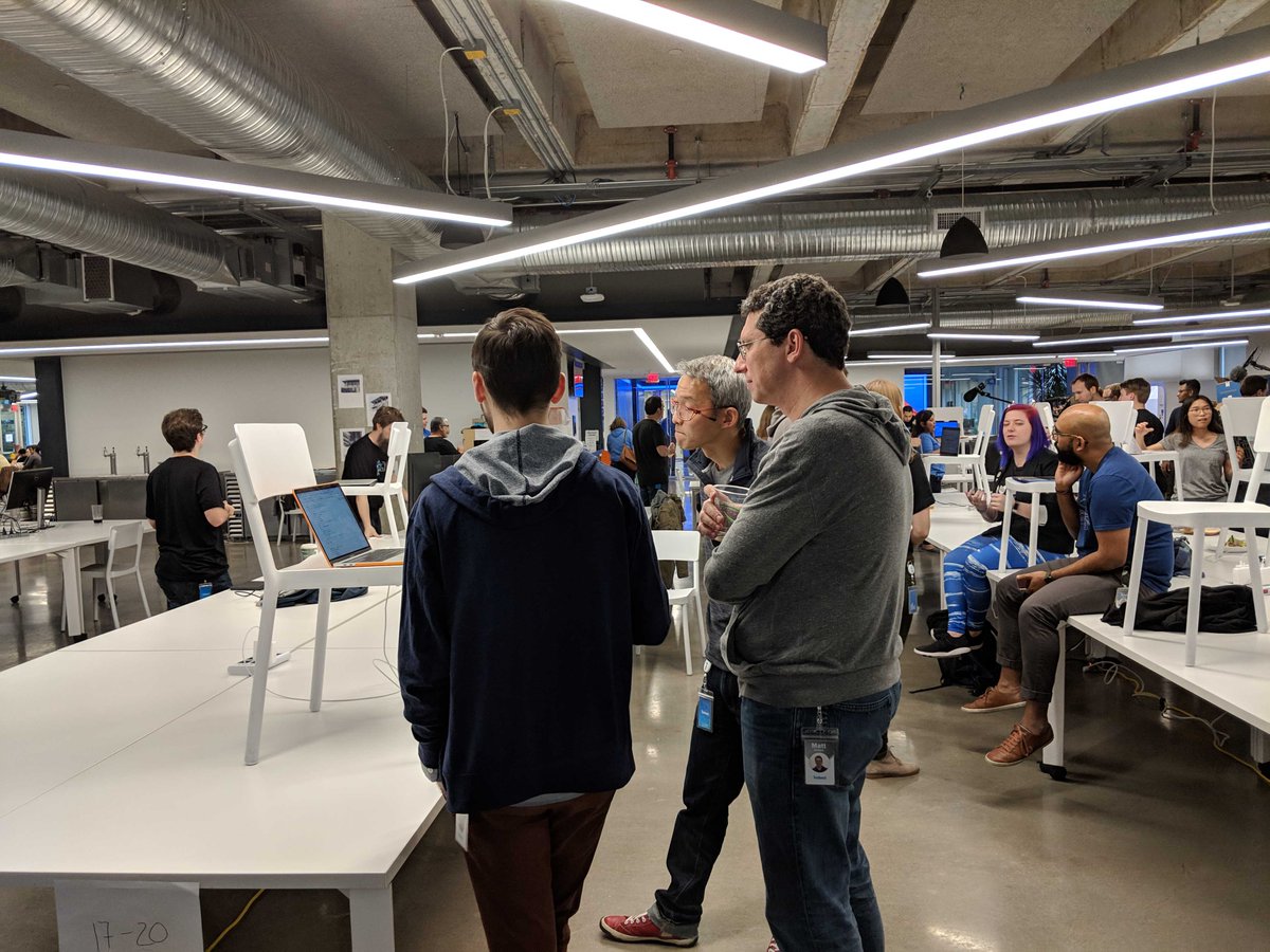 Wes_Port's tweet photo. First Hackathon was a blast! Can't wait to help build more geoawesomeness! https://t.co/w8IcXJBtA7