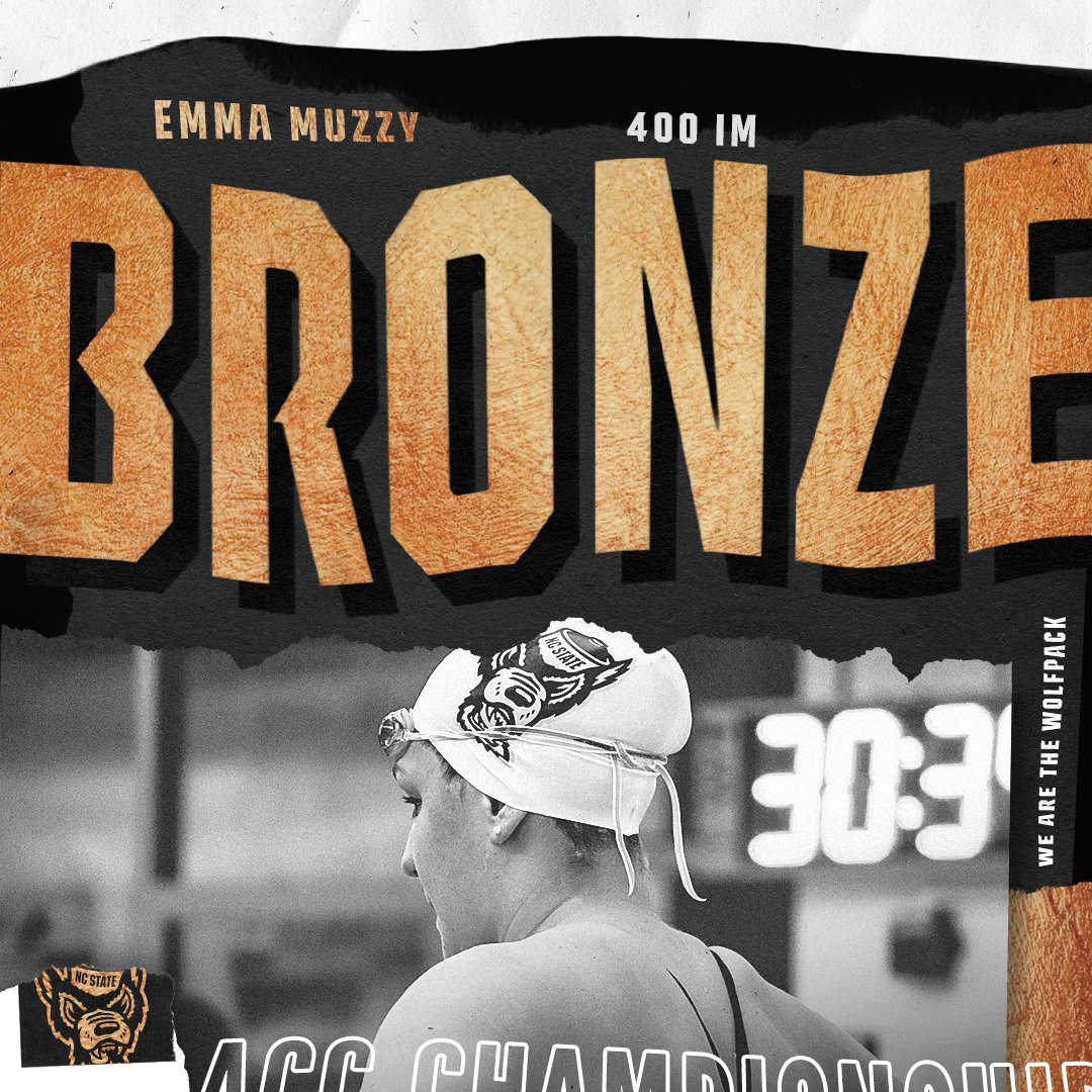 packswimdive's tweet photo. What a race. It's an ALL PACK podium as our #WW go 1-2-3-4 in the 400 IM.

@SargentMakayla takes second in 4:06.19 and @EmmaMuzzy places third in 4:06.89.

#GoPack #STATEment https://t.co/eNQwve4SjF