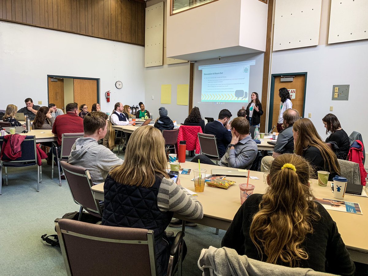 Leading a student voice training at <a href="/Lane_ESD/">Lane ESD</a>. We can’t wait to see how they bring student voice to their schools and communities. #stuvoice #empower