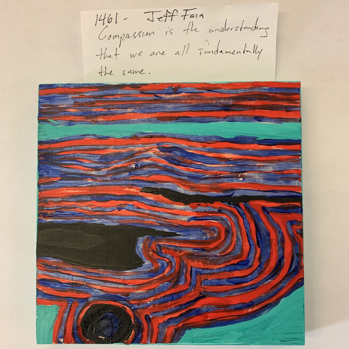Cushing_Terrell's tweet photo. Colleagues in #Bozeman participated in a #CompassionProject workshop in which each person created their own artistic representation of compassion based on what they learned. The artwork will join 8,000+ pieces shown across the city this spring. https://t.co/1Mf3ngcWsK https://t.co/MsyABzrlvj