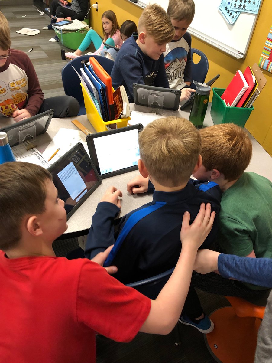 MrsLeftwichSMSD's tweet photo. Students worked hard to break out of the Fractions Bakery Breakout today and saved their bakeries. @trailwoodsmsd https://t.co/6AKo96cPOl