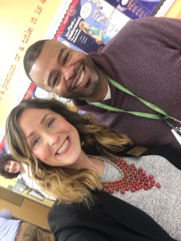 drmhellwig's tweet photo. I spent the day for Leadership Academy doing a learning lab at Crestview Middle School. This guy was my partner today & always brings the fun! #mola34 #leadershipacademy #crestviewmiddle #30secondfeedback https://t.co/JagRbDoIDl