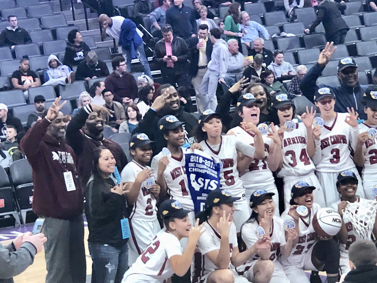 intheknow11's tweet photo. Congrats to John Langston and the West Campus Girls basketball team; they won the SacJoaquin IV 2018-19 championship! https://t.co/YS9oumoEmc