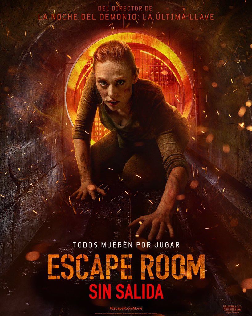 AndesFilmsCL's tweet photo. . @deborahannwoll es Amanda en #EscaperRoom #SinSalida. ¿Podrá resolver los acertijos y sobrevivir al juego? Descúbrelo sólo en cines. https://t.co/qeYnAE9PjR