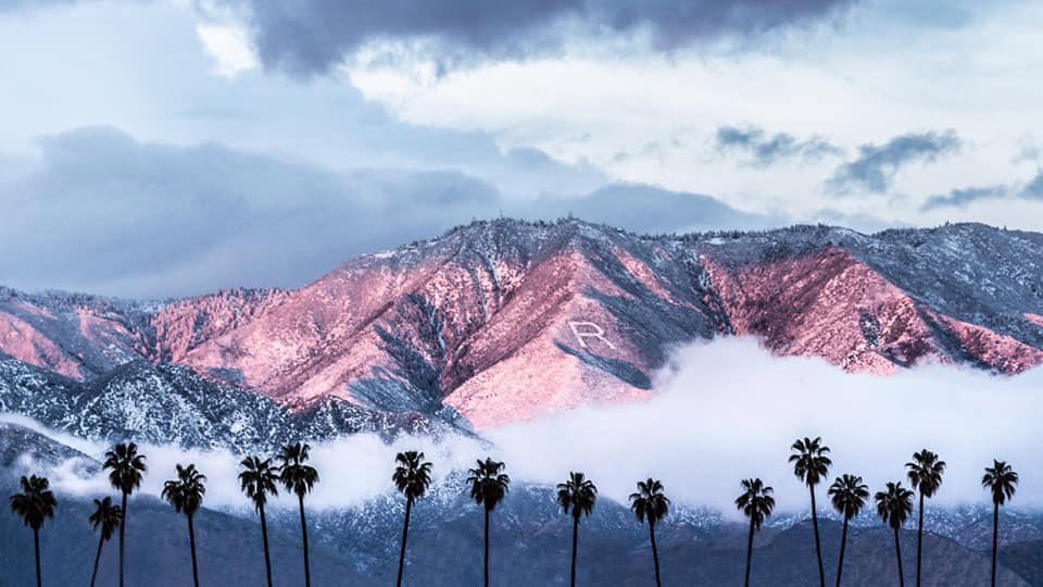 UR_OLine's tweet image. A great shot by one of our Redlands community members! #blockR #GoBulldogs #OLinePride