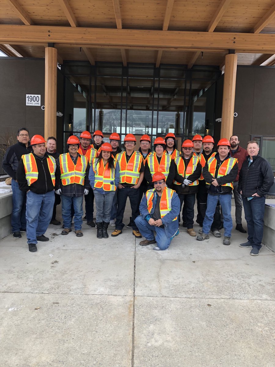 Great day with the Westbank First Nations. EWP and Confined Space training in support of their Oil and Gas employment program. Good luck to all of the students. #safety #BC #oilandgas