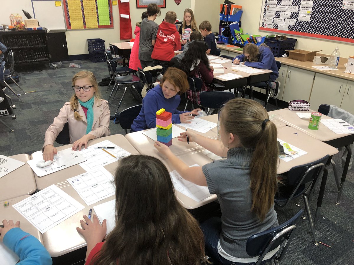 MrsSumner680's tweet photo. Multiplying fraction Jenga for the win today!! #fifthgraderocks #achievesuccessatCCS #willitpleasestopraining #weneedtogooutsidetoplay @ccoren @ms_leckie @clearcreekcubs https://t.co/UBFF1joLoz