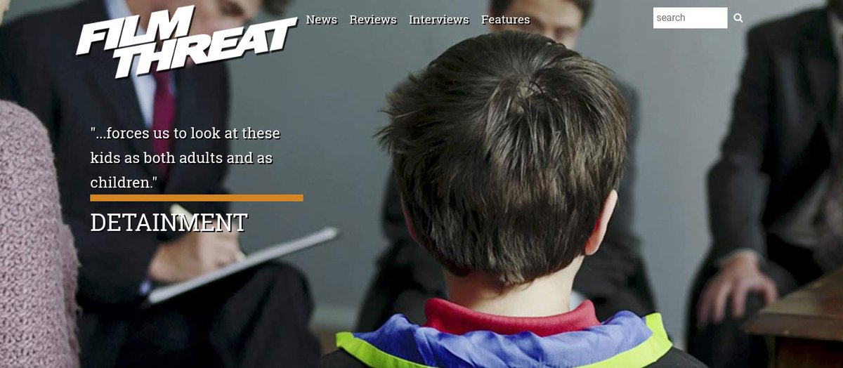 FilmThreat's tweet image. “The two became the youngest persons convicted of murder in English history…” Alan Ng discovers the facts about a horrifying, real murder in the Oscar-nominated short Detainment.
filmthreat.com/reviews/detain…
#Oscars2019 #Detainment #shortfilms