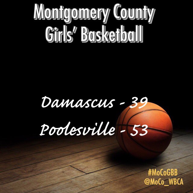 #Poolesville with the big win at home tonight to wrap up the #MCPS #3A2ADivision championship! 🏀👍👏⛹️‍♀️🏆 #MoCoGBB #allmets With the loss, <a href="/DHSGirls_Hoops/">Damascus Girls Varsity Basketball 🐝🏀</a> falls into tie with Walkersville for 3 seed in #3AWestSection1 #MPSSAA tournament. #CoinFlip on Tuesday will decide top seed.