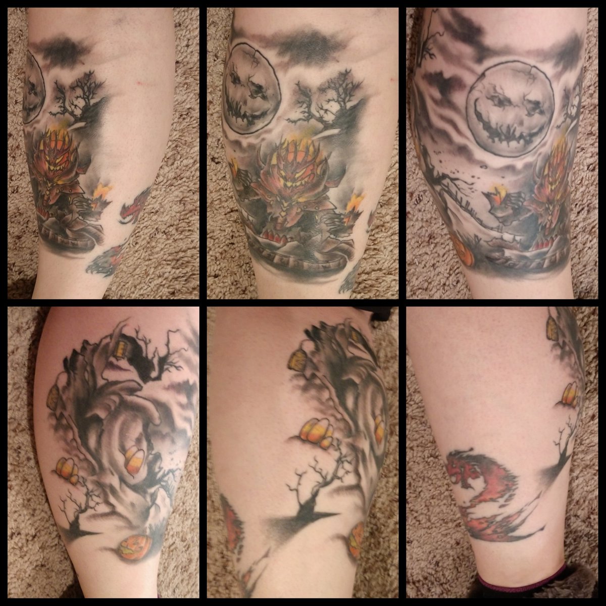 KatMatrix's tweet photo. @ArenaNet my 2 dragon I've had done since 2012, started this mad king sleeve in Nov '17 finally got it finished 👏🙌 might add more to fill that blank space I have 😉 any thoughts? https://t.co/jMpVyWoWWQ