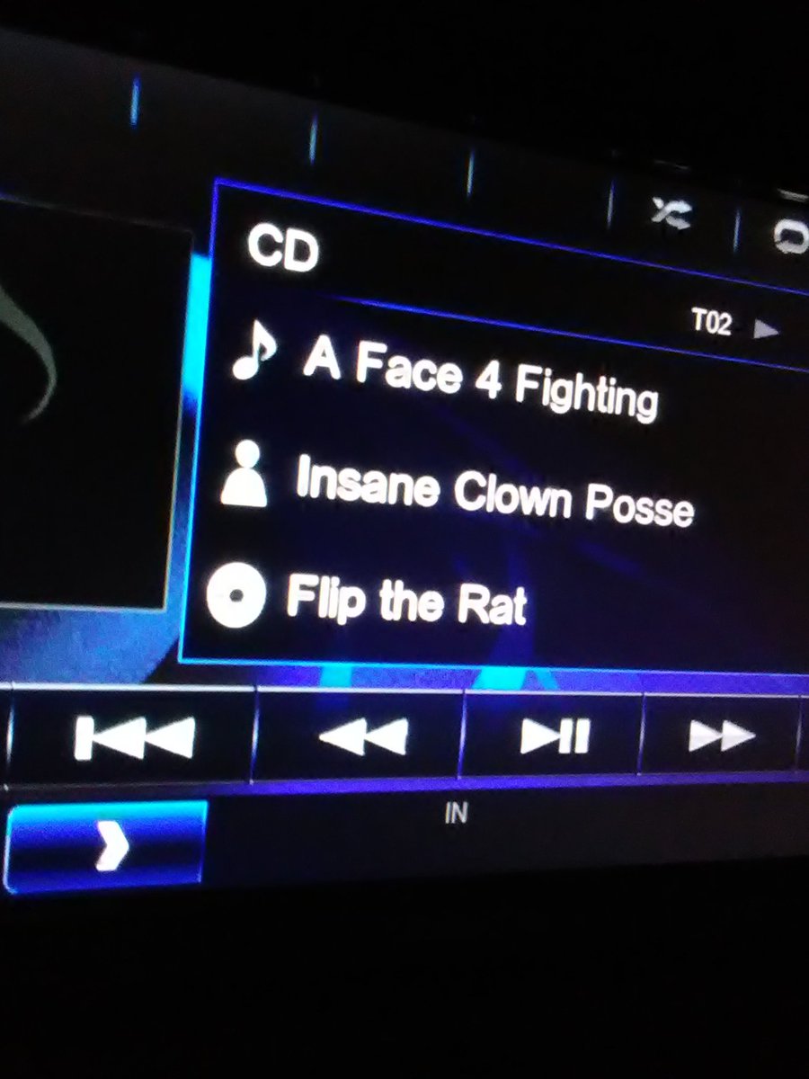 HungSolo713's tweet photo. Ejected #FFF out the car stereo  for thr first time in a week but only to insert #FlipTheRat https://t.co/5IvO7GBRqm