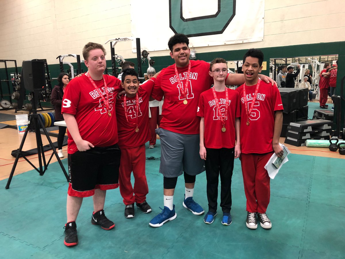 BeltonHS's tweet photo. Congrats to the BHS 3 vs. 3 basketball team who took gold today! #BISDmoments #BOE https://t.co/2ZRo97WYnM